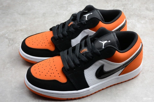 Cheap TBK Air 553558-128 Jordan 1 Low Backboard Shattered 0706